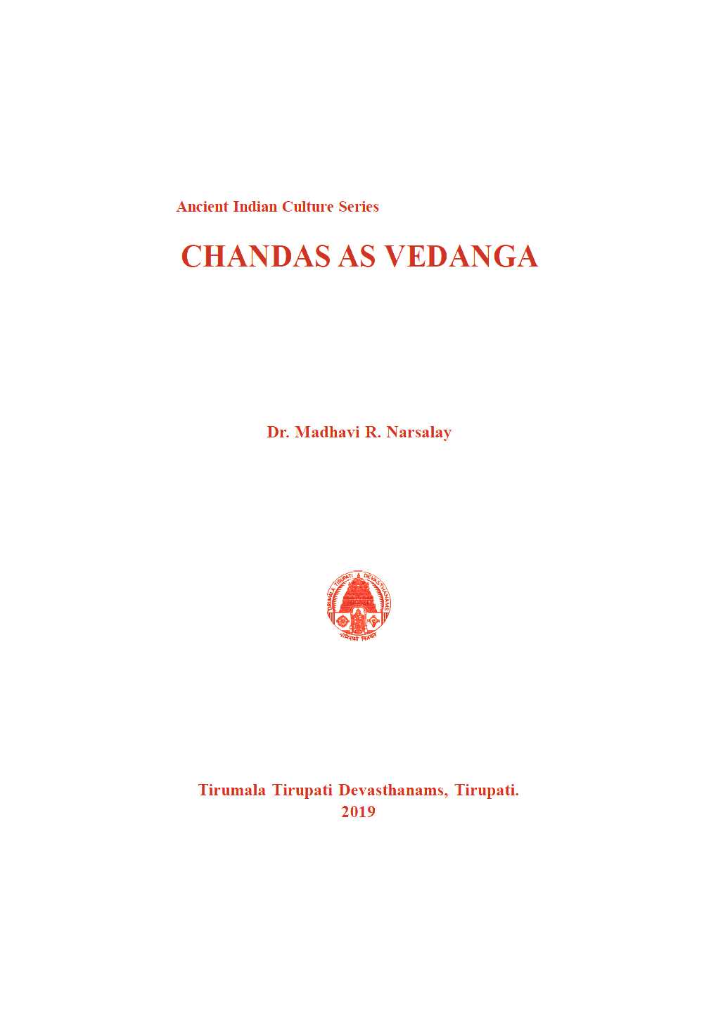 Chandas as Vedanga