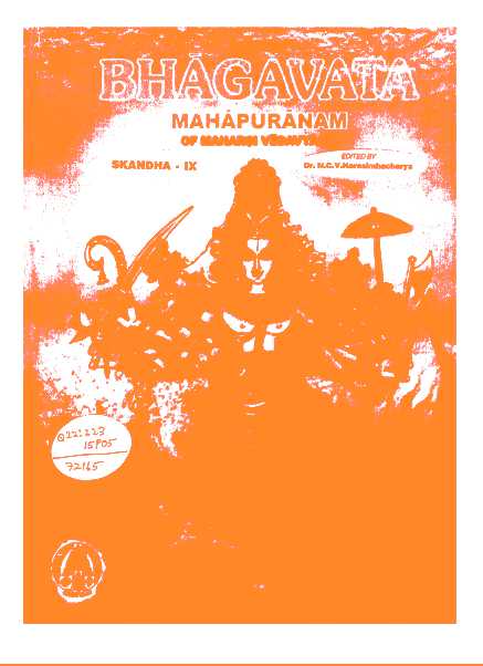 Srimad Bhagavatamahapuranam Skanda IX (Purana Ithihasa Project)